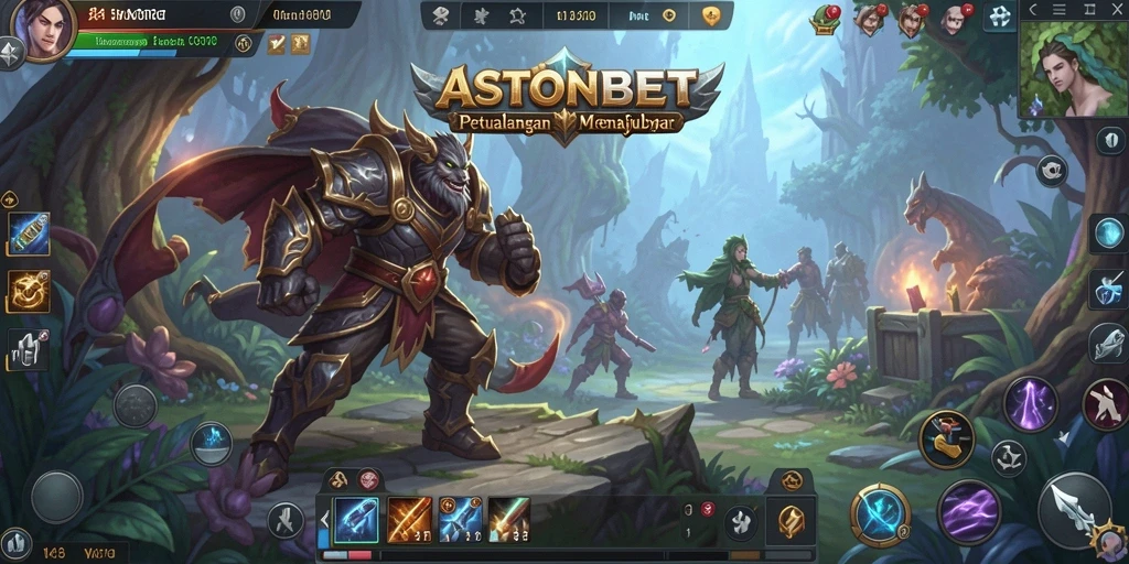 Screenshot gameplay <strong>ASTONBET</strong> yang menarik dan penuh aksi.