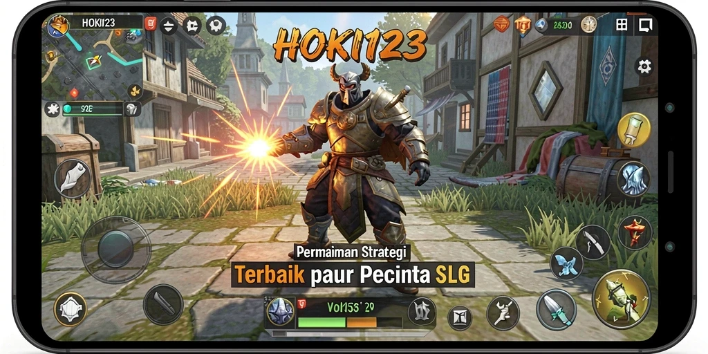 Tampilan gameplay HOKI123 yang menyoroti strategi SLG.