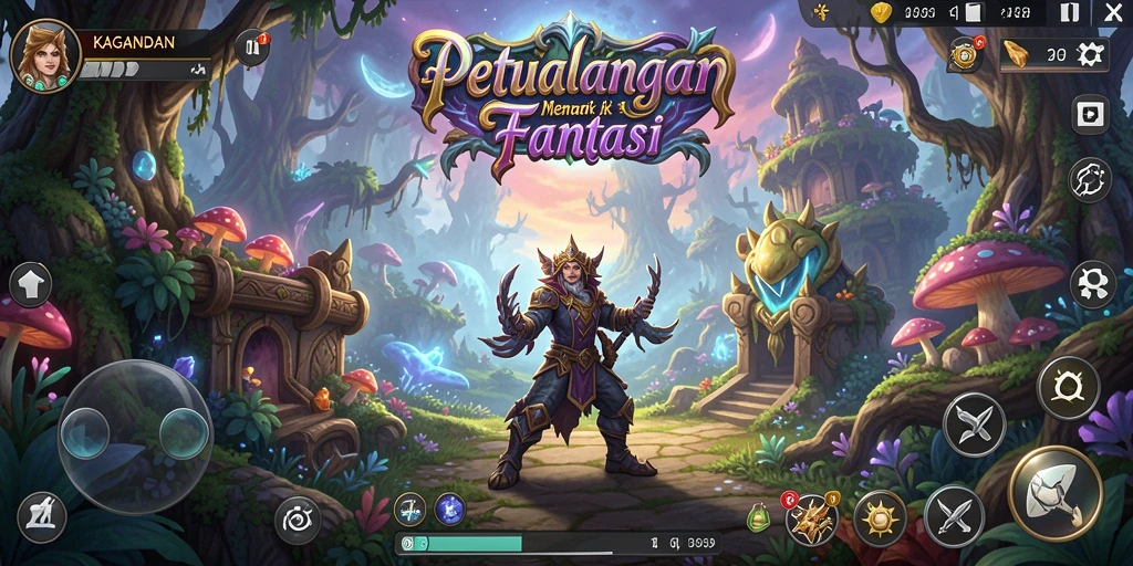 Gameplay KAGANDAN yang seru dan menantang dalam petualangan fantasi.