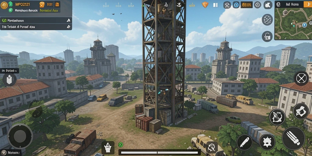 Tampilan seru gameplay Tower Defense MPO2121 yang menantang.