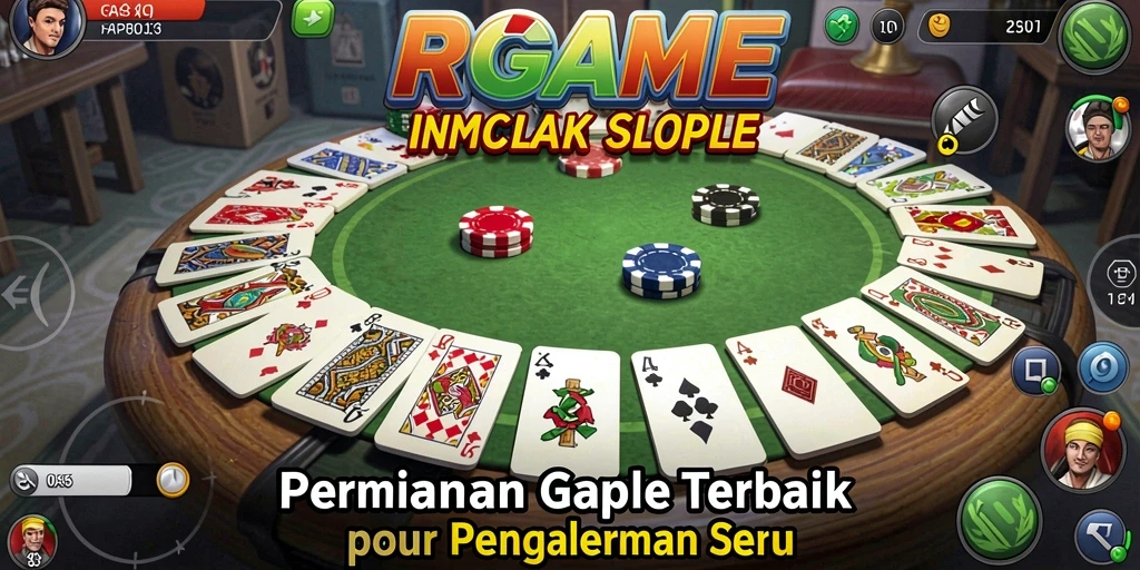 Tampilan menarik dari gameplay Gaple di RPGAME.