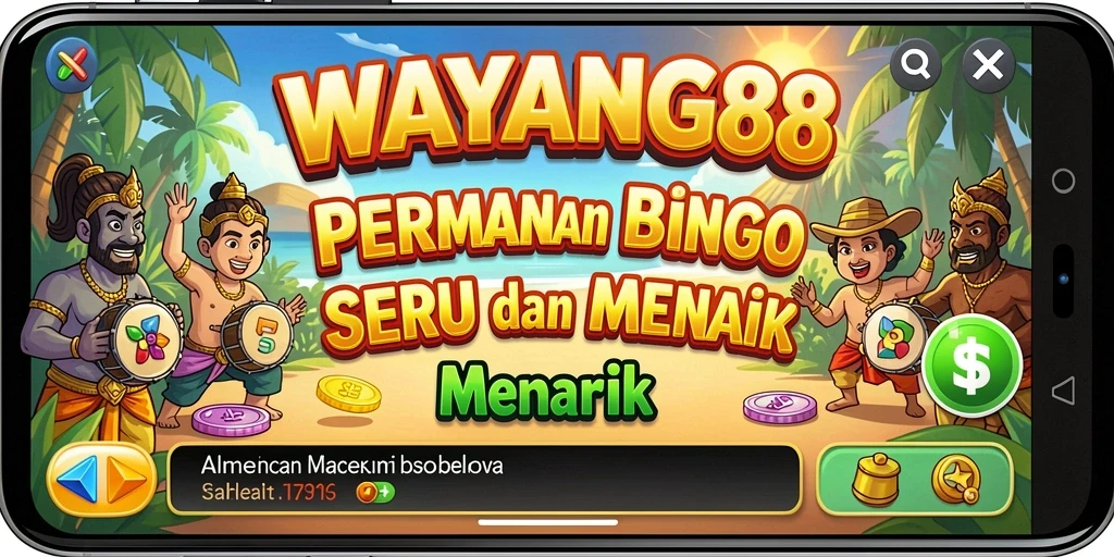 Tampilan gameplay seru Bingo di WAYANG88.