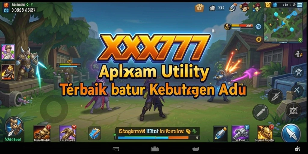 Screenshot XXX777 menunjukkan tampilan antarmuka aplikasi Utility yang intuitif.