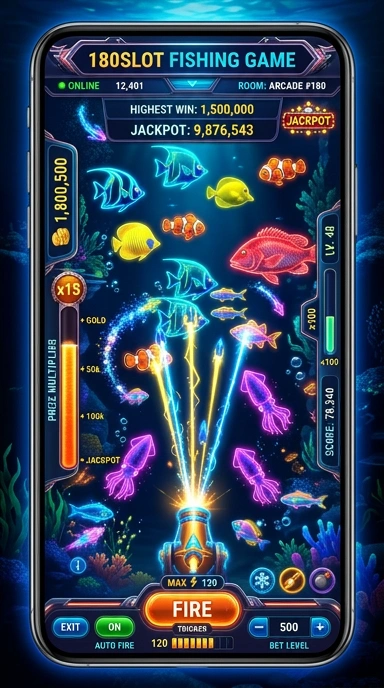 Tampilan antarmuka pengguna 180slot yang intuitif.